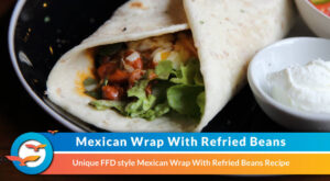 Mouth-Watering Mexican Wrap With Refried Beans Recipe 1 Mouth-Watering Mexican Wrap With Refried Beans Recipe