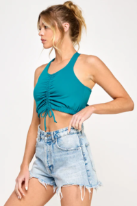 Vacation Style Guide: Cinched Bikini Tops Edition