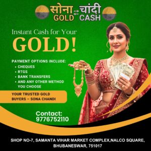 Best Sell Gold for Cash in Bhubaneswar – Instant Payment at Sona Chnadi