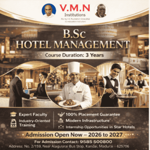 Build Your Hospitality Future at the Best Hotel Management College in Madurai 1 Build Your Hospitality Future at the Best Hotel Management College in Madurai