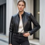 The Cropped Black Leather Jacket and the Styling Power Every Woman Needs to Know About
