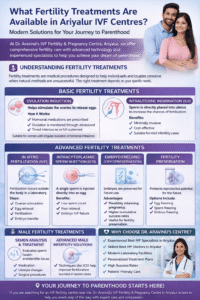 What Fertility Treatments Are Available in Ariyalur IVF Centres?