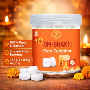 Puja Camphor: Sacred Essence & Science of Hindu Rituals | Om Bhakti