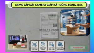 Giải pháp lắp đặt camera quan sát mã vận đơn giá rẻ