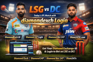 Today IPL Match LSG vs DC with diamondexch Login