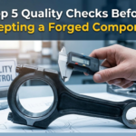 Top 5 Quality Checks Before Accepting a Forged Component
