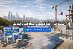 شركة مابي: خبرة عملية في مواد البناء الحديثة