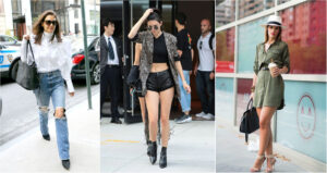 Gigi knows Golden Goose Super-Star Sneakers the only way