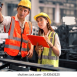 engineer wearing safety vest con