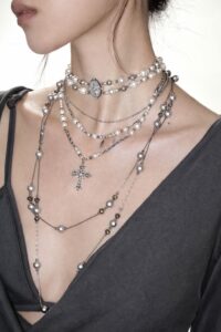 Chrome Hearts Chrome Cross Necklace