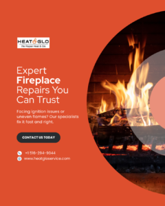 Heat N Glo Gas Fireplace Installation Services in Long island, USA | Basic Energy Fireplace Repair Long Island