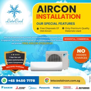 Fast Aircon Installation SG – Top Brands Available
