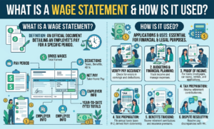 What Is a Wage Statement and How Is It Used?