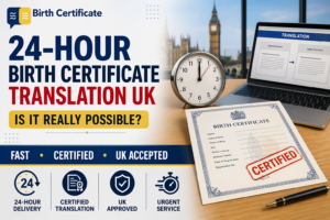 24-Hour Birth Certificate Translation UK: Is It Really Possible? 1 24-Hour Birth Certificate Translation UK: Is It Really Possible?