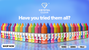 Crystal Clear Bar Nic Salts – Buy 1 Get 1 Free at E-Sheesh UK