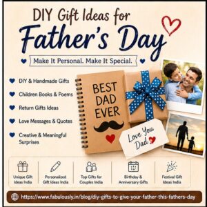 DIY Gift Ideas for Father’s Day: Unique & Personalized Gifts India