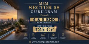 Experience Elite Living at M3M Sector 58 Gurgaon on Golf Course Extension Road
