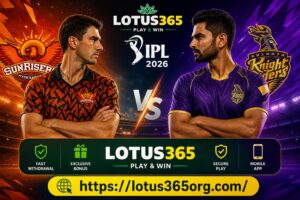 SRH vs KKR IPL 2026: Match Preview, Key Players, and Winning Predictions with Lotus 365