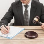 lawyer filling document 2