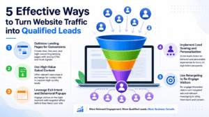 5 Effective Ways to Turn Website Traffic into Qualified Leads