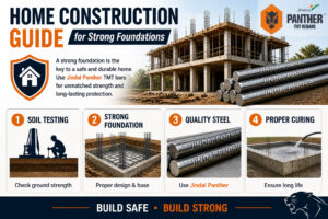 Ultimate Home Construction Guide with Jindal Panther for Strong Foundations