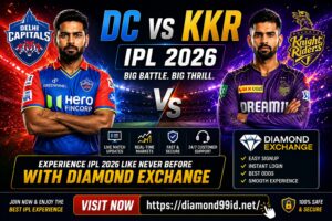DC vs KKR IPL 2026: Exciting Clash Powered by Diamond Exchange