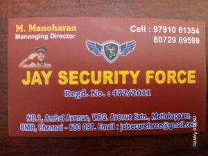 jay security force and housekeeping contractor|security service in omr|security service in thoraipakkam