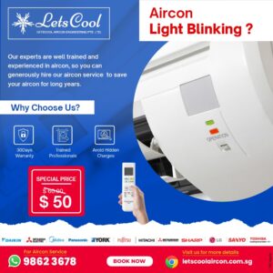 Why is my aircon light blinking?