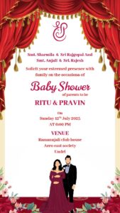 Baby Shower Invitation Card Design