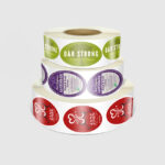 oval roll label