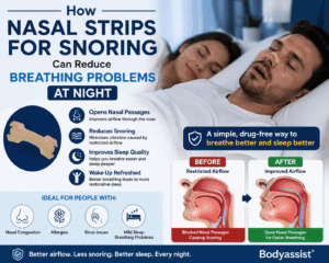 How Nasal Strips for Snoring Can Reduce Breathing Problems at Night