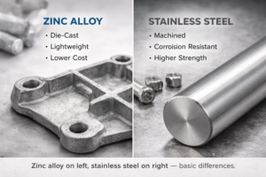 Zinc Alloy vs Stainless Steel Cost and Manufacturing Guide?