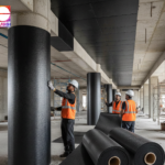 carbon fiber column wrapping