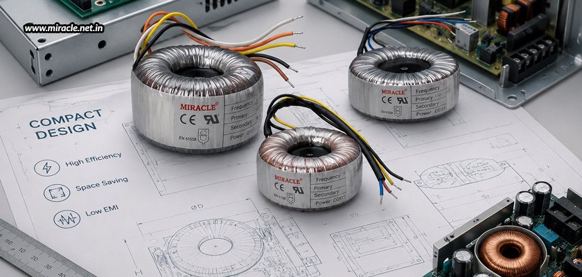 Designing Compact Electronics With Toroidal Transformers
