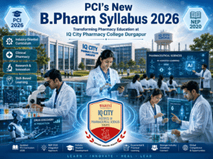 PCI’s New B.Pharm Syllabus 2026: Transforming Pharmacy Education at IQ City pharmacy college Durgapur