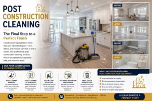Why Professional Post Construction Cleaning Matters After Every Project