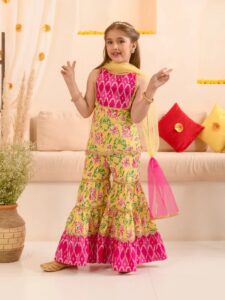 Latest Ethnic Collection Featuring sharara dress for girl