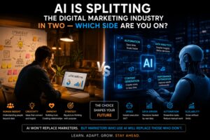 AI Is Splitting the Digital Marketing Industry in Two — Which Side Are You On? 1 AI Is Splitting the Digital Marketing Industry in Two — Which Side Are You On?