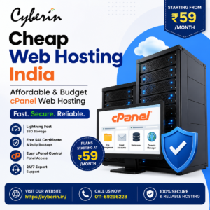 Affordable cPanel Web Hosting India | Cheap & Reliable Hosting – Cyberin 1 Affordable cPanel Web Hosting India | Cheap & Reliable Hosting – Cyberin