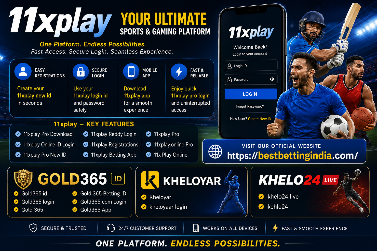 11xplay App Pro Login Gold365 Platform Guide