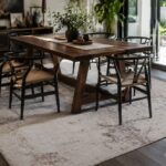 flatweave rugs for dining