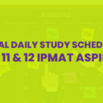 The Ideal Daily Study Schedule For Class 11 & 12 IPMAT Aspirants 3 The Ideal Daily Study Schedule For Class 11 & 12 IPMAT Aspirants