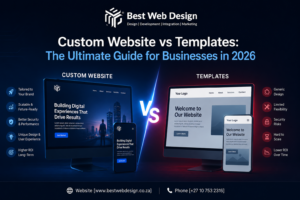 Custom Website vs Templates: The Ultimate Guide for Businesses in 2026 1 Custom Website vs Templates: The Ultimate Guide for Businesses in 2026