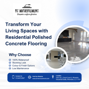 Transform Your Living Spaces with Residential Polished Concrete Flooring