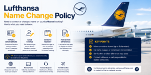 What is the Lufthansa name change policy?