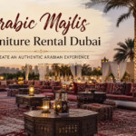 Arabic Majlis Furniture Rental Dubai — Create an Authentic Arabian Experience