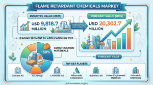 Global Flame Retardant Chemicals Market Forecast 2026–2036: Market Expansion Driven by Safety Regulations