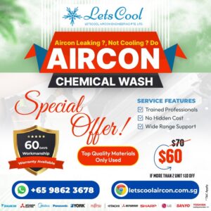 Aircon chemical wash in Singapore When general servicing isn't enough. 1 Aircon chemical wash in Singapore When general servicing isn’t enough.
