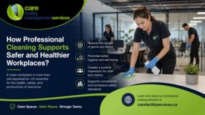How Professional Cleaning Supports Safer and Healthier Workplaces?