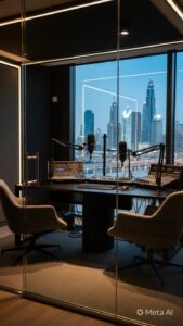 Rent a Podcast Studio in Dubai with Premium Equipment Today